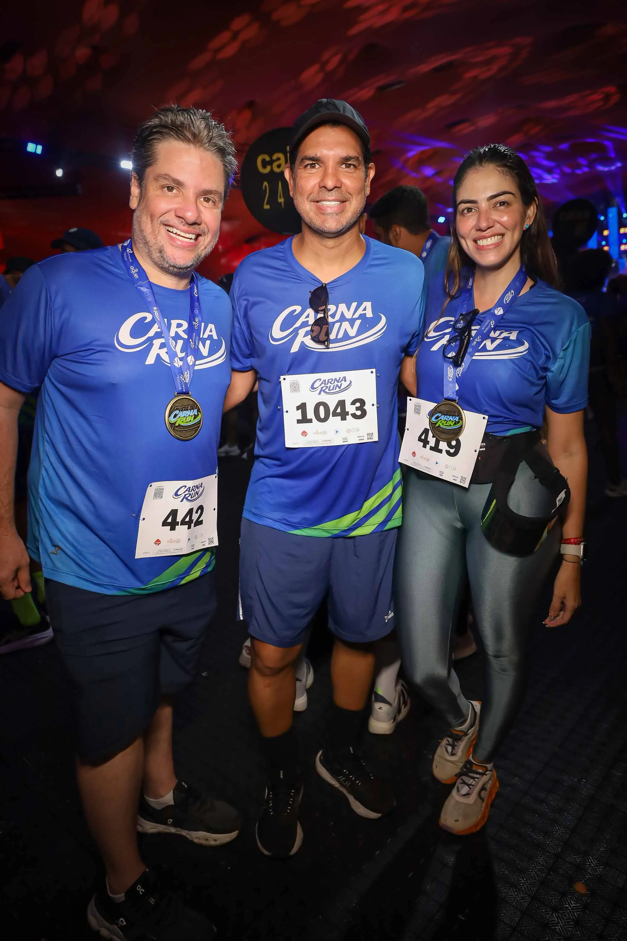 Rick Cal, Rogério Vargas e Juliana Tavares