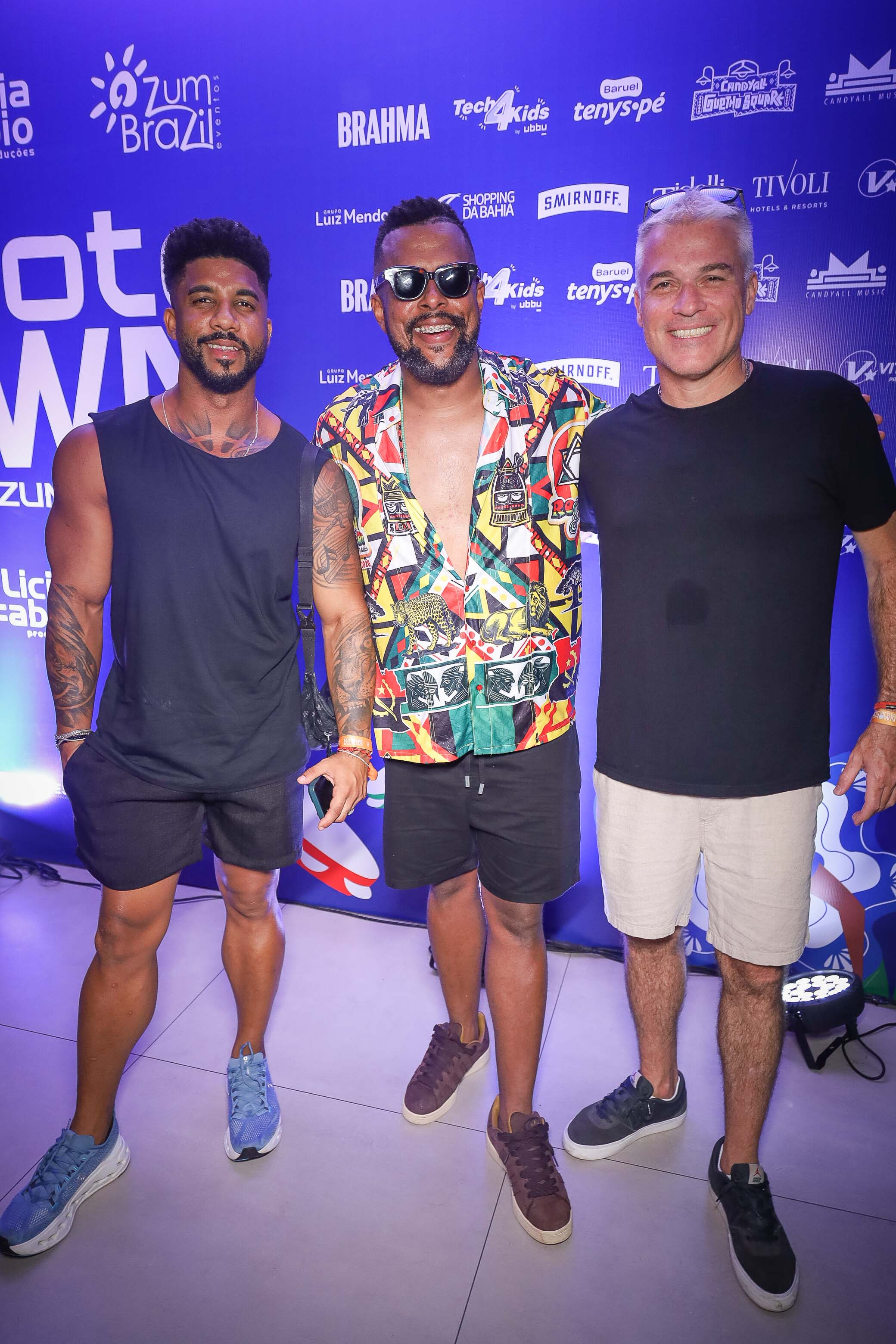 Tiago Ferreira, Alisson Sodré e Alexandre Santoro