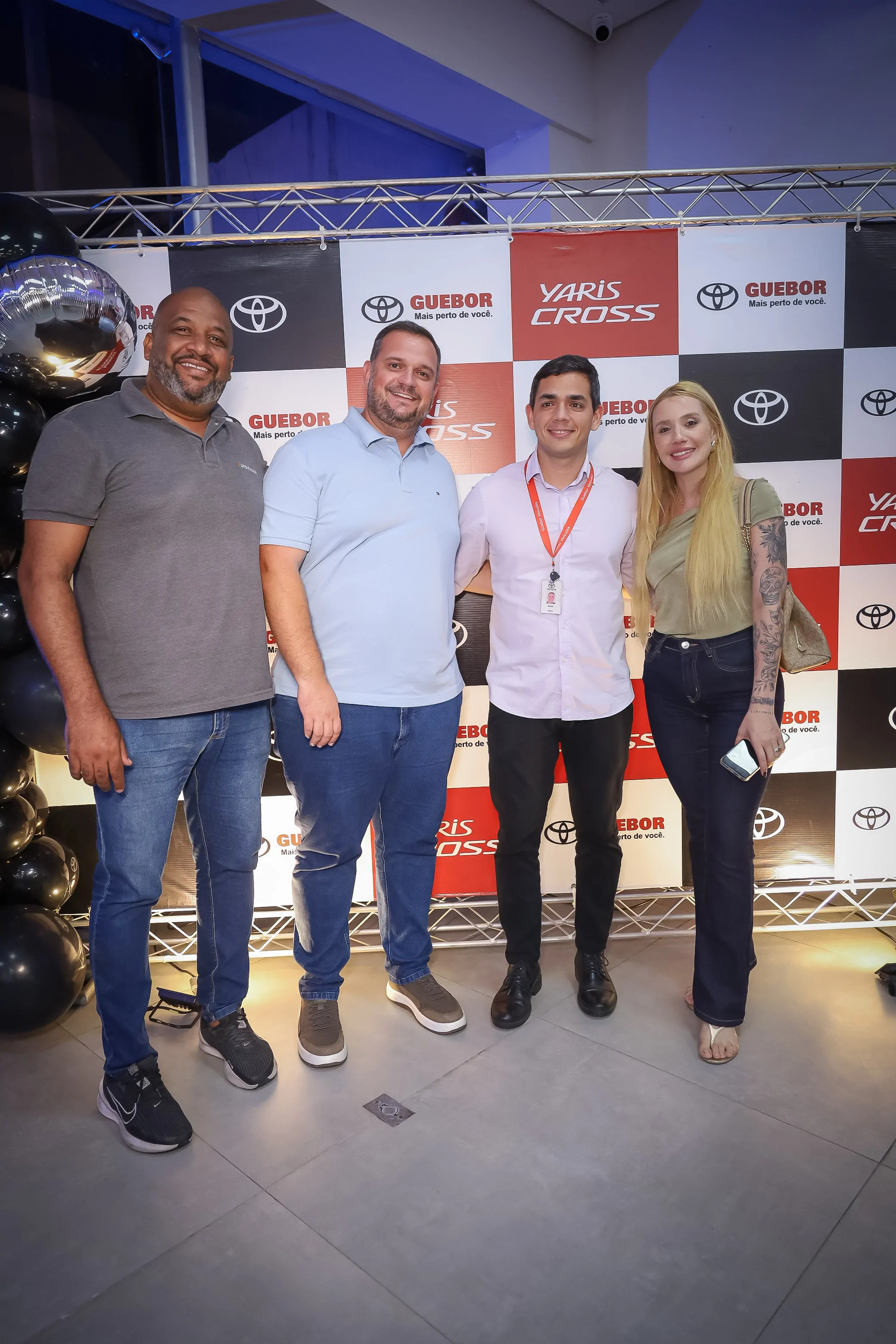 Cadu Cunha, Tiago Bastos, Miguel Froes e Bruna Gomes