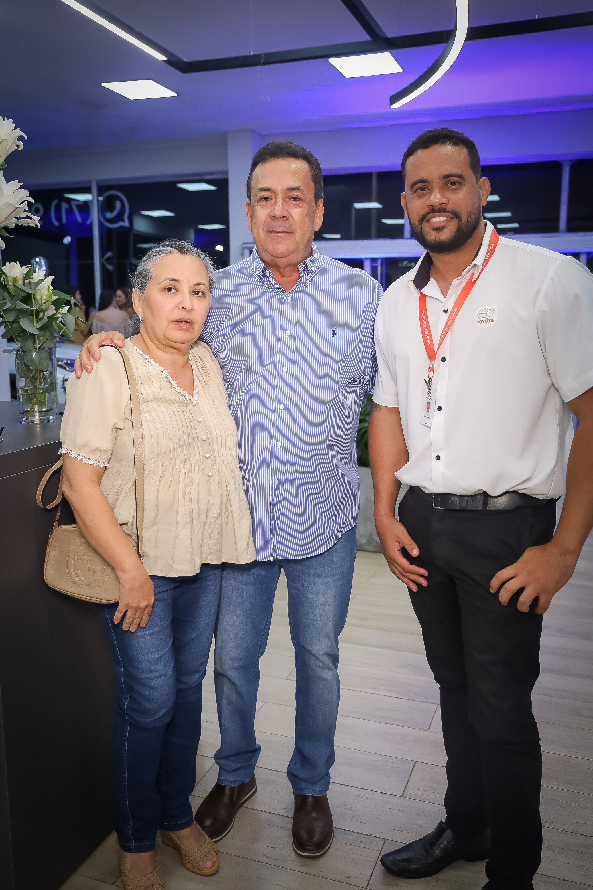 Yara Lima, Eval Lima e Tiago Amorim