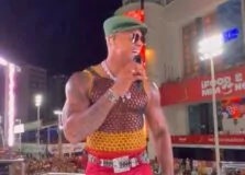 Léo Santana comanda trio sem cordas no circuito Barra-Ondina abrindo oficialmente a folia baiana