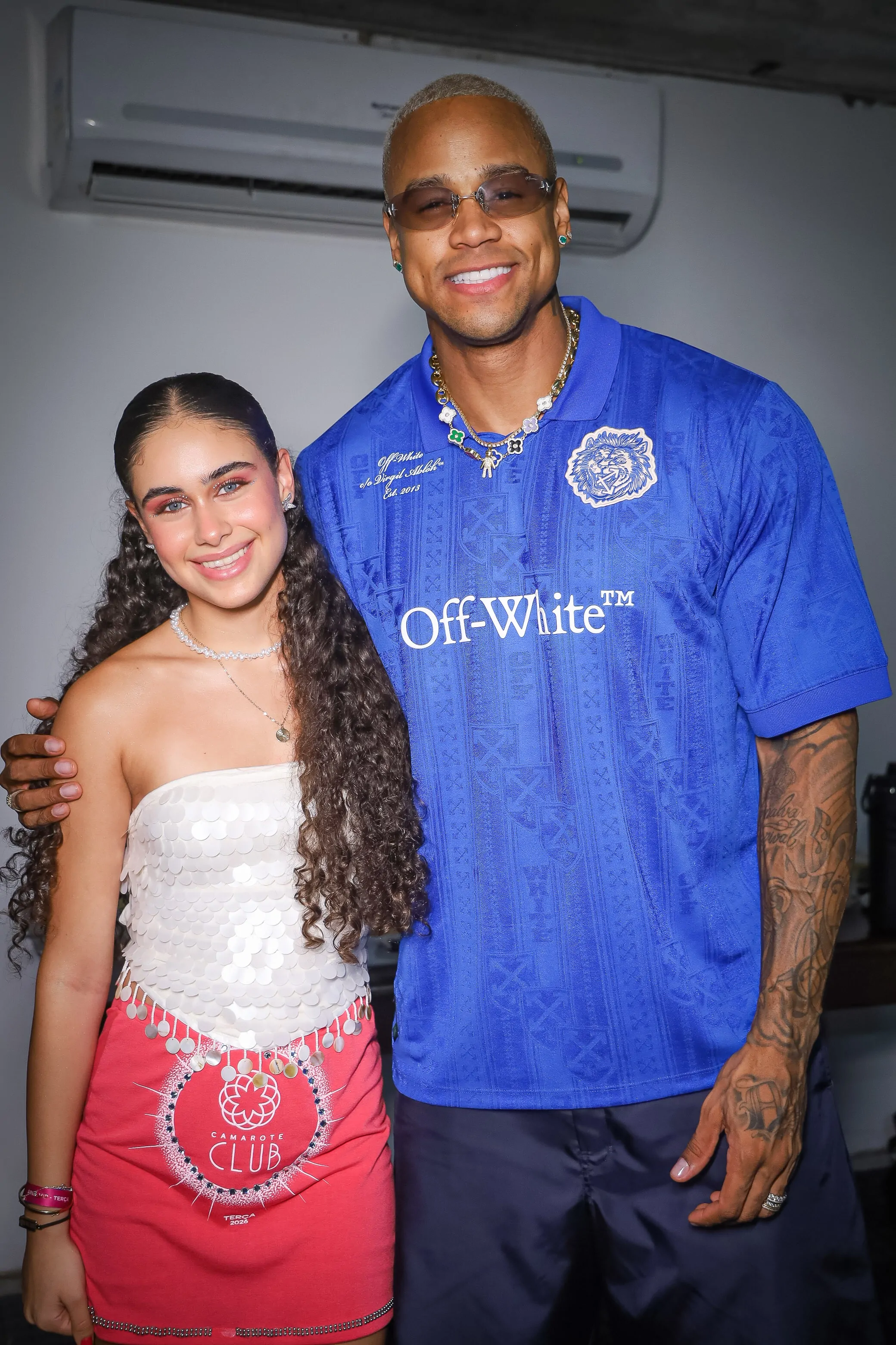 Marcela Brasileiro e Léo Santana