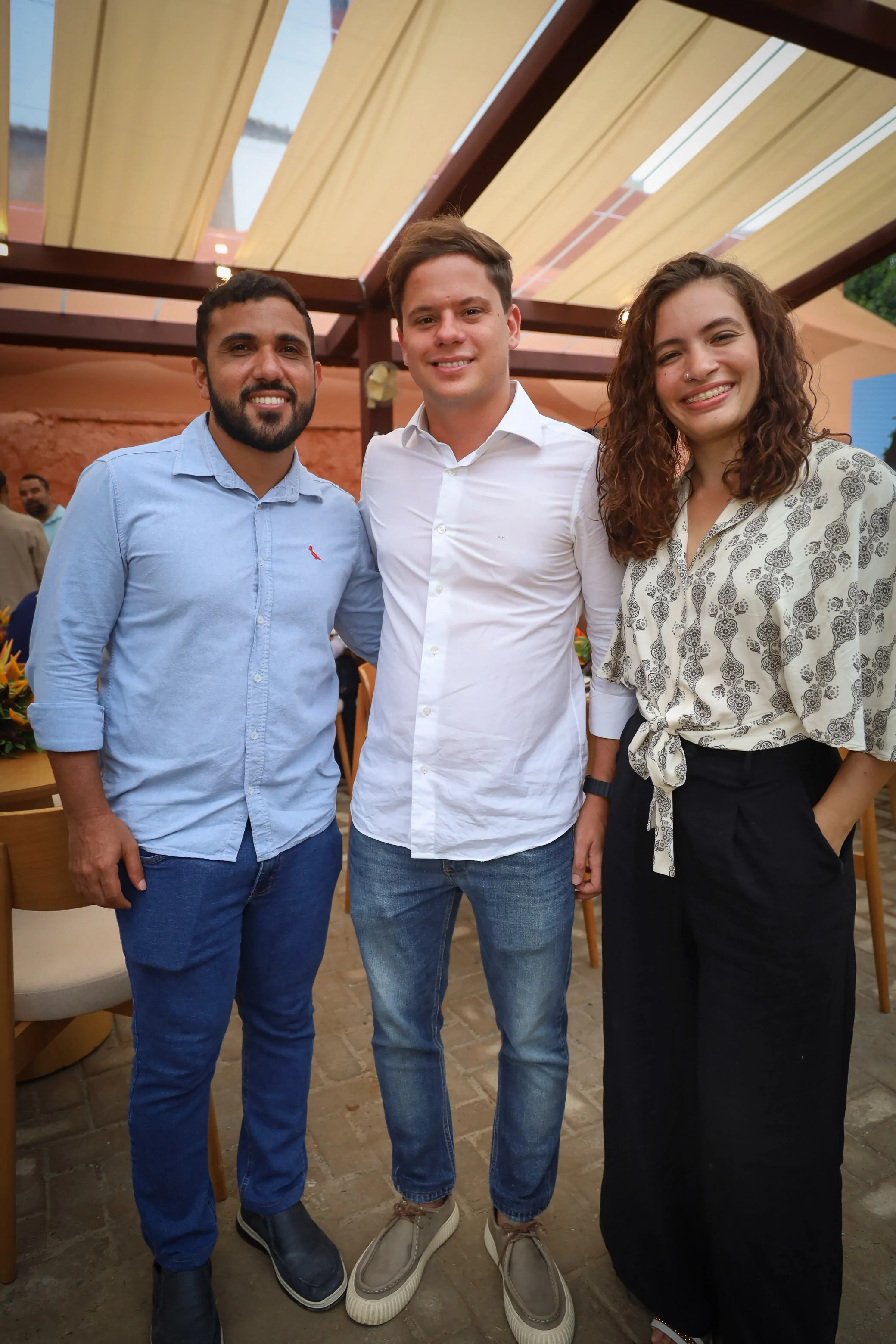 Matheus Garcia, Rafael Moreira e Raissa Conegundes