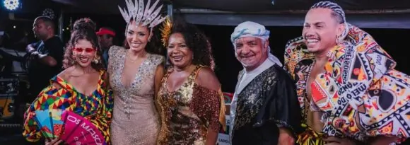 Margareth Menezes puxa ‘Os Mascarados’ com convidados especiais no circuito Barra-Ondina