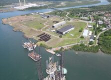 Estaleiro em Maragogipe será utilizado como canteiro de obras da Ponte Salvador-Itaparica