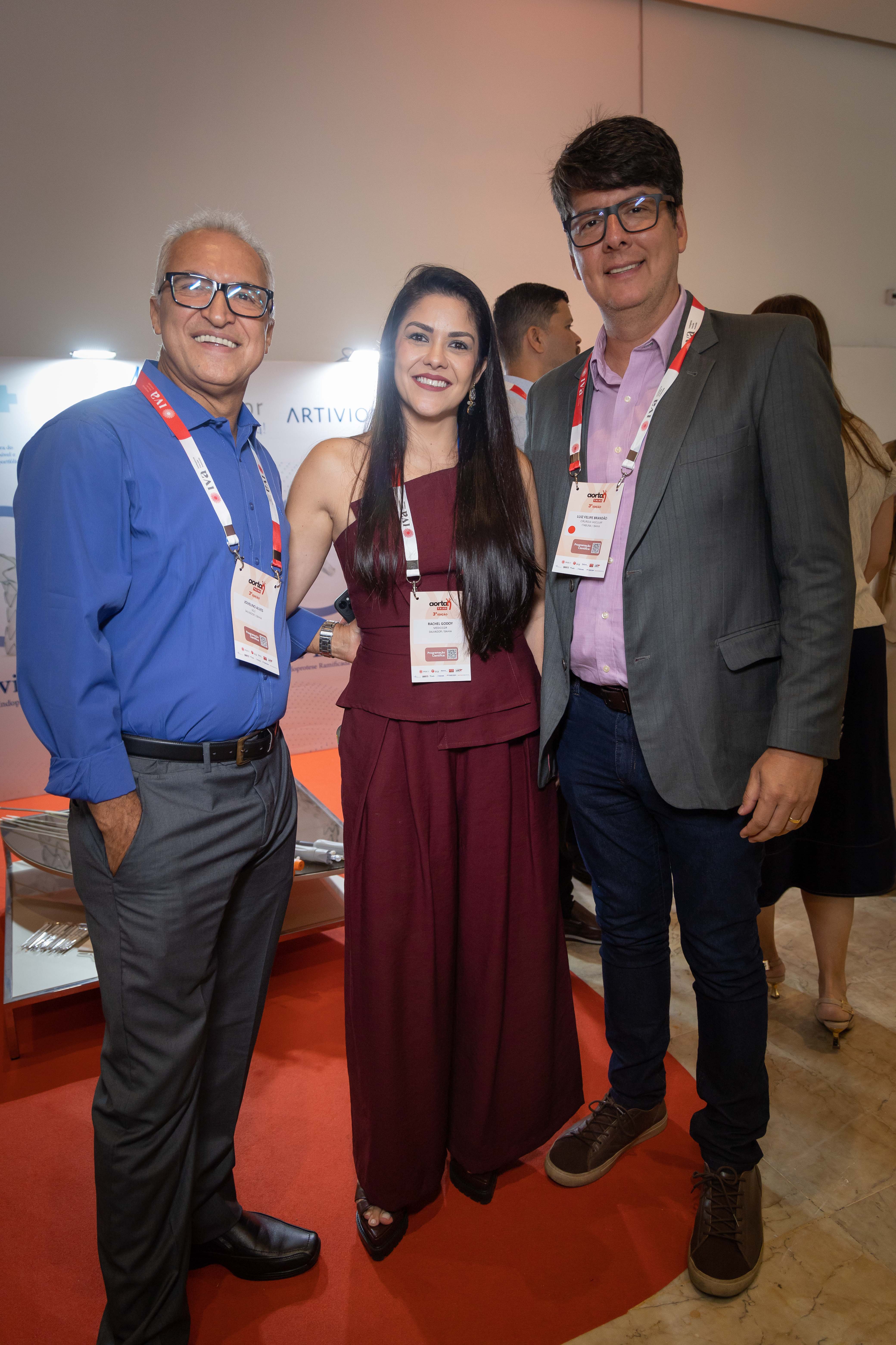 Jovelino Alves, Rachel Godoy e Luiz Felipe Brandão