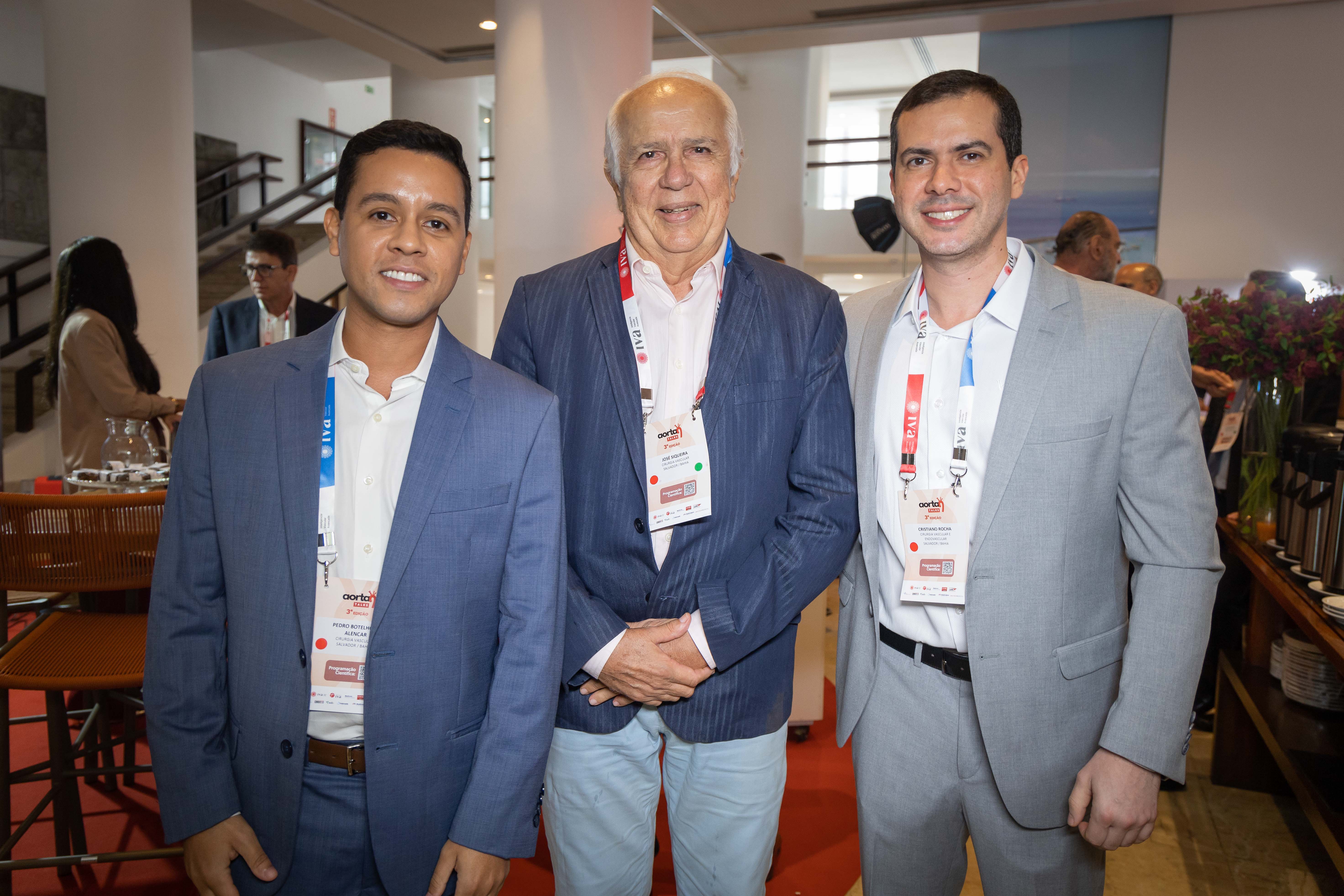 Pedro Botelho, José Siqueira e Cristiano Rocha