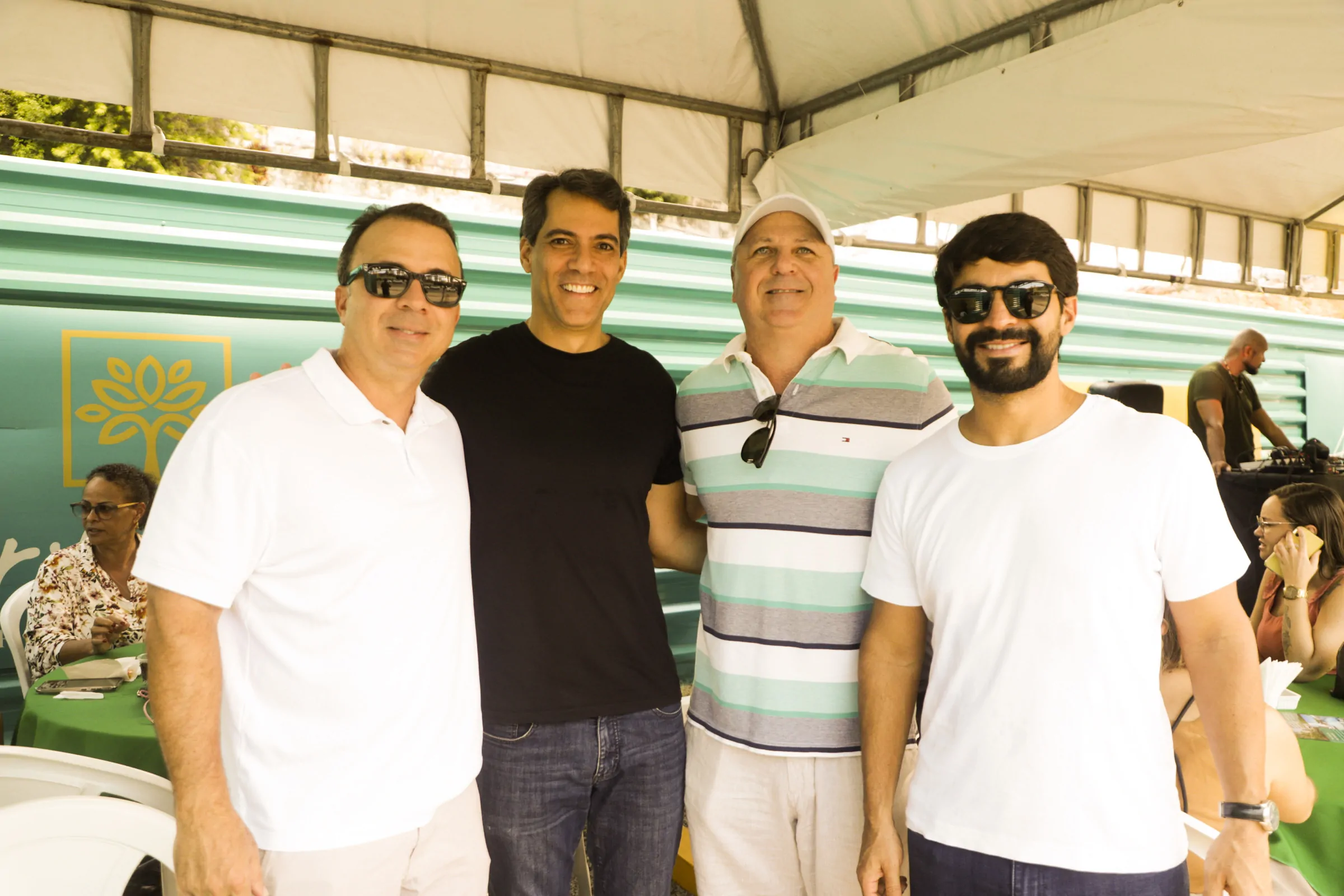 Luis Nunes, Ricardo Jucá, Pedro Azi e Fábio Pina