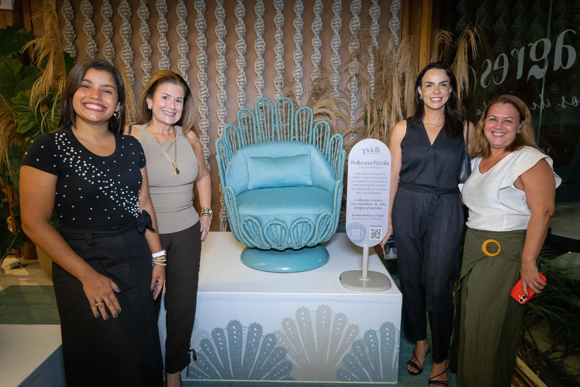 Malu Cerqueira, Fabiana Barbosa, Shirley Galvão e Ane Perazzo