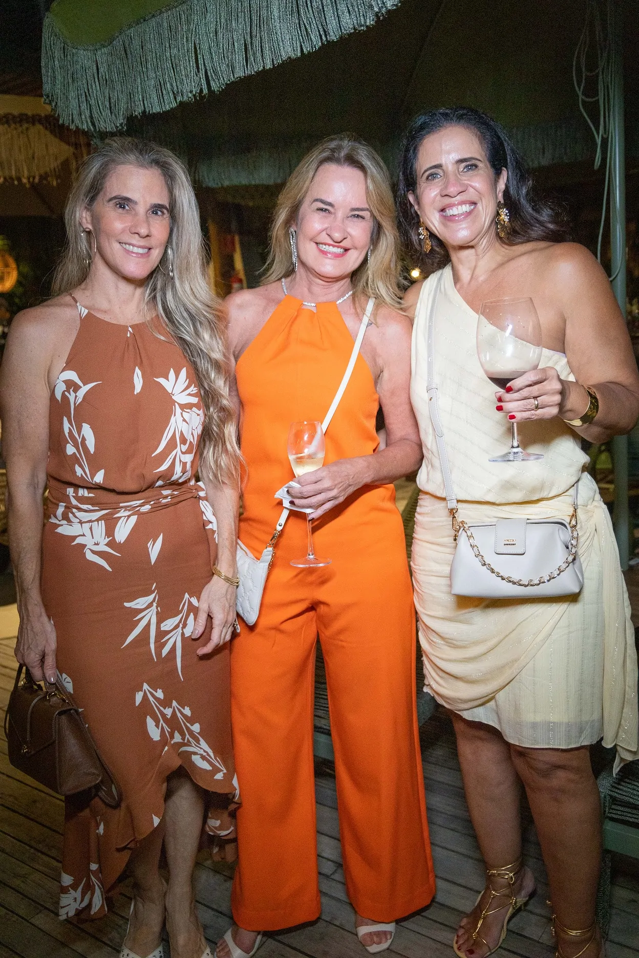 Manuela Mathias, Valéria Escariz e Claudia Souza
