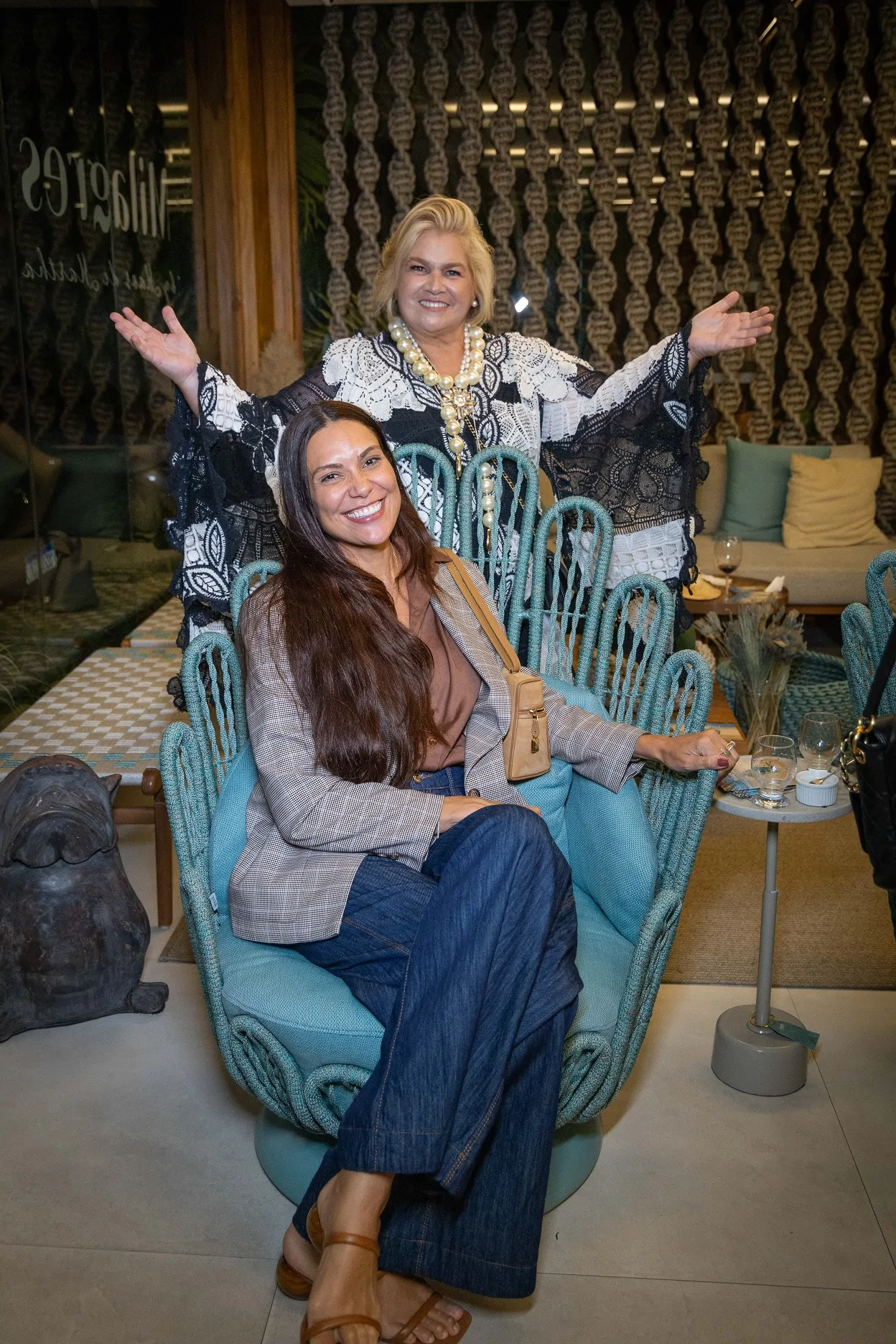 Martha Medeiros e Rafaela Santana