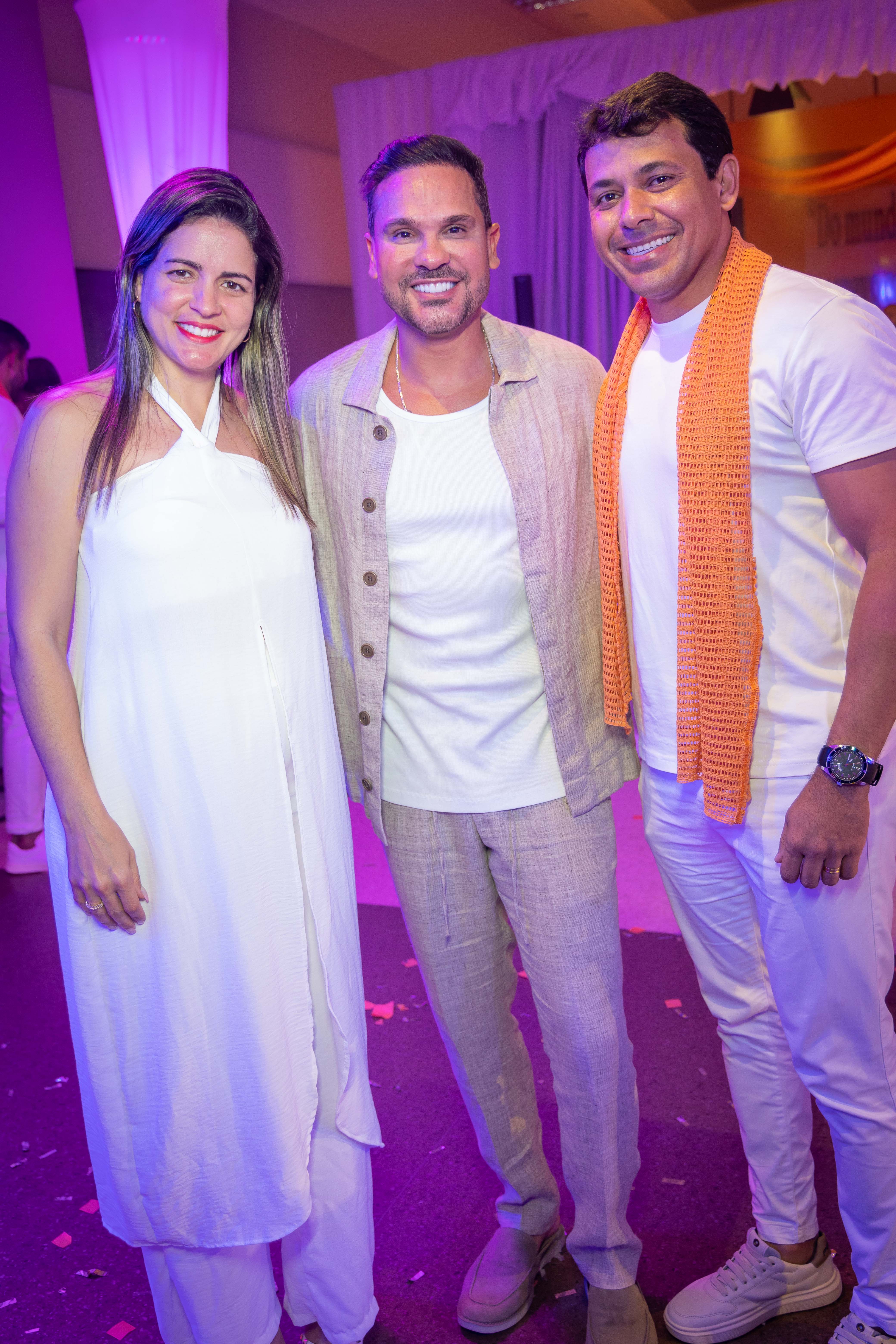 Juliana e Marcos Pereira com Fernando Cerqueira