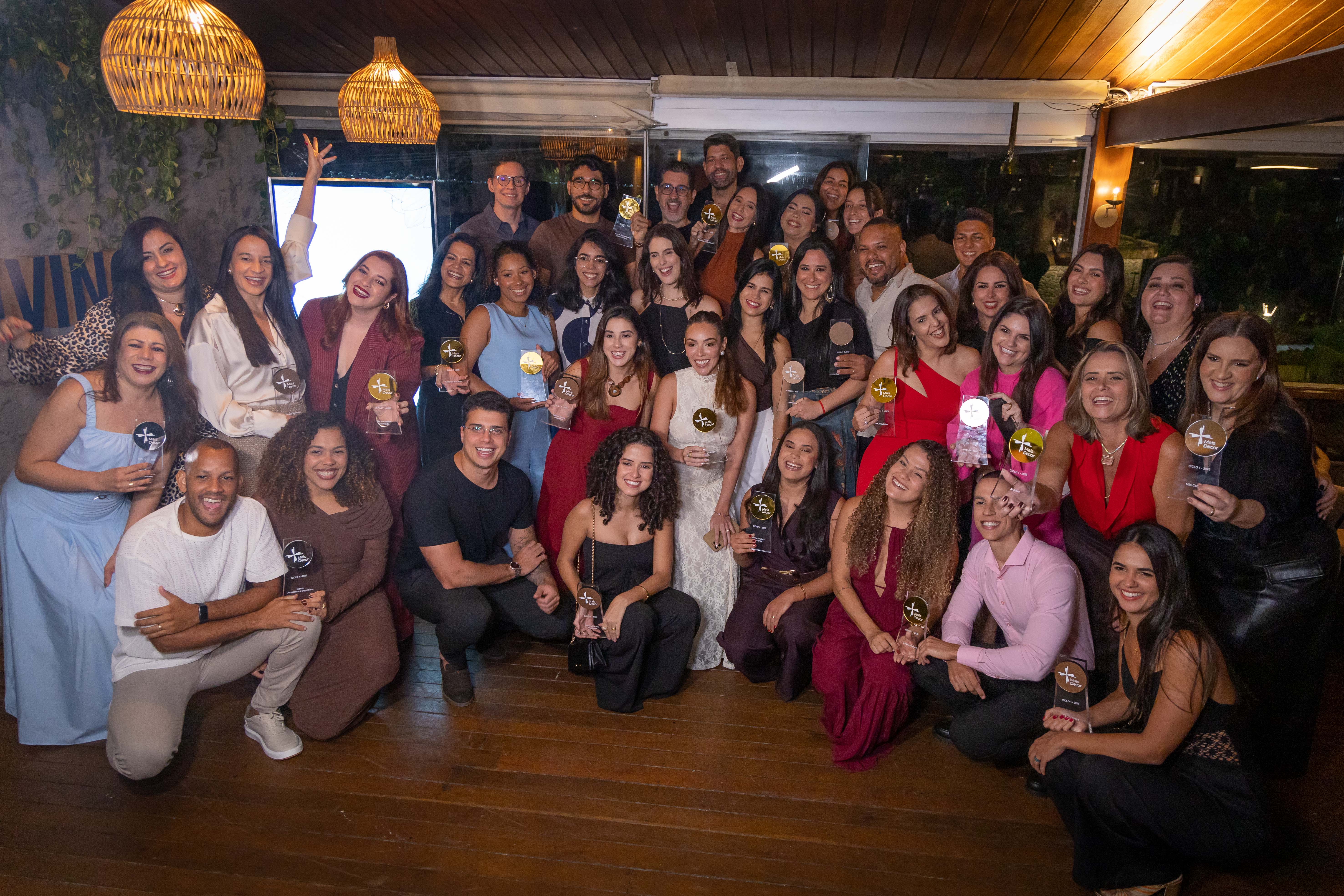 Homenageados da Noite dos Premiados do Mais Decor