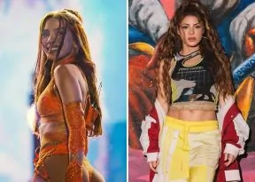 Anitta e Shakira ensaiam juntas no Rio e levantam expectativa para show histórico