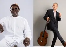 Lazzo Matumbi e Mário Ulloa no Teatro Gamboa