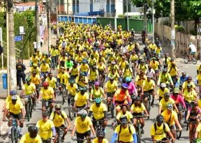 Ação em Salvador une esporte à conscientização das campanhas Maio Laranja e Amarelo