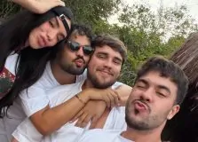 Álvaro curte dias na Bahia ao lado de Rafa Uccman e Lucas Guedez