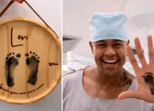 Baby Boom! Nasce Levi, filho de Léo Santana e Lore Improta, em Salvador