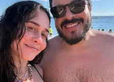 Durante gravação de filme, Alessandra Negrini, Luis Lobianco e Cris Vianna curtem Salvador