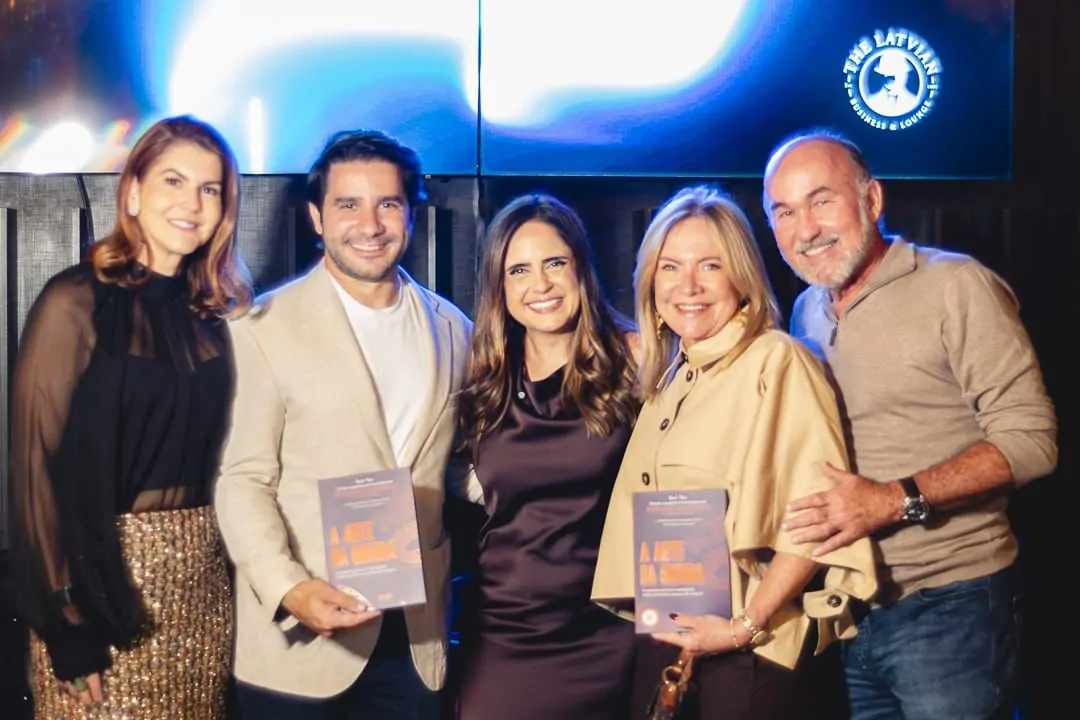 Manu Moscoso, Gustavo Lessa, Fabiane Maimone, Mônica Aires e Joaquim Nery