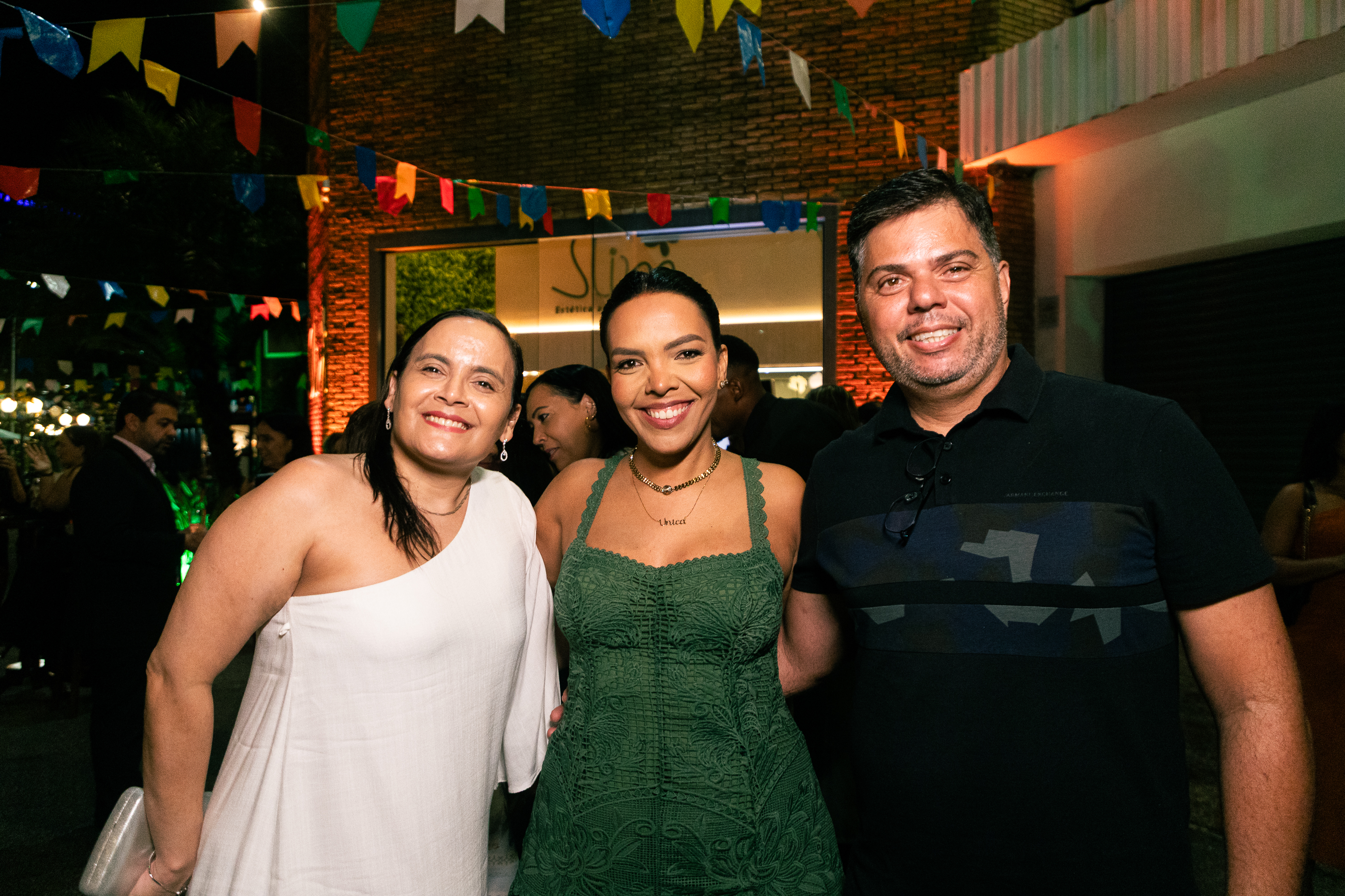 Indira Barreto, Jamile Miranda e Marcelo Miranda