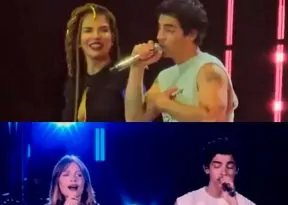 Jonas Brothers receberam Vanessa da Mata e Luísa Sonza em show na capital paulista