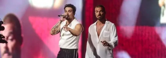 Luan Santana e Ricky Martin protagonizaram encontro histórico no Rio de Janeiro