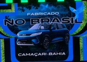 Em São Paulo, BYD apresenta o Atto 2 e destaca avanço da tecnologia híbrida com motor flex nacional