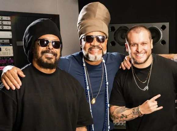 Carlinhos Brown, Marcelo Falcão e Bruno Martini se unem para single na Copa do Mundo