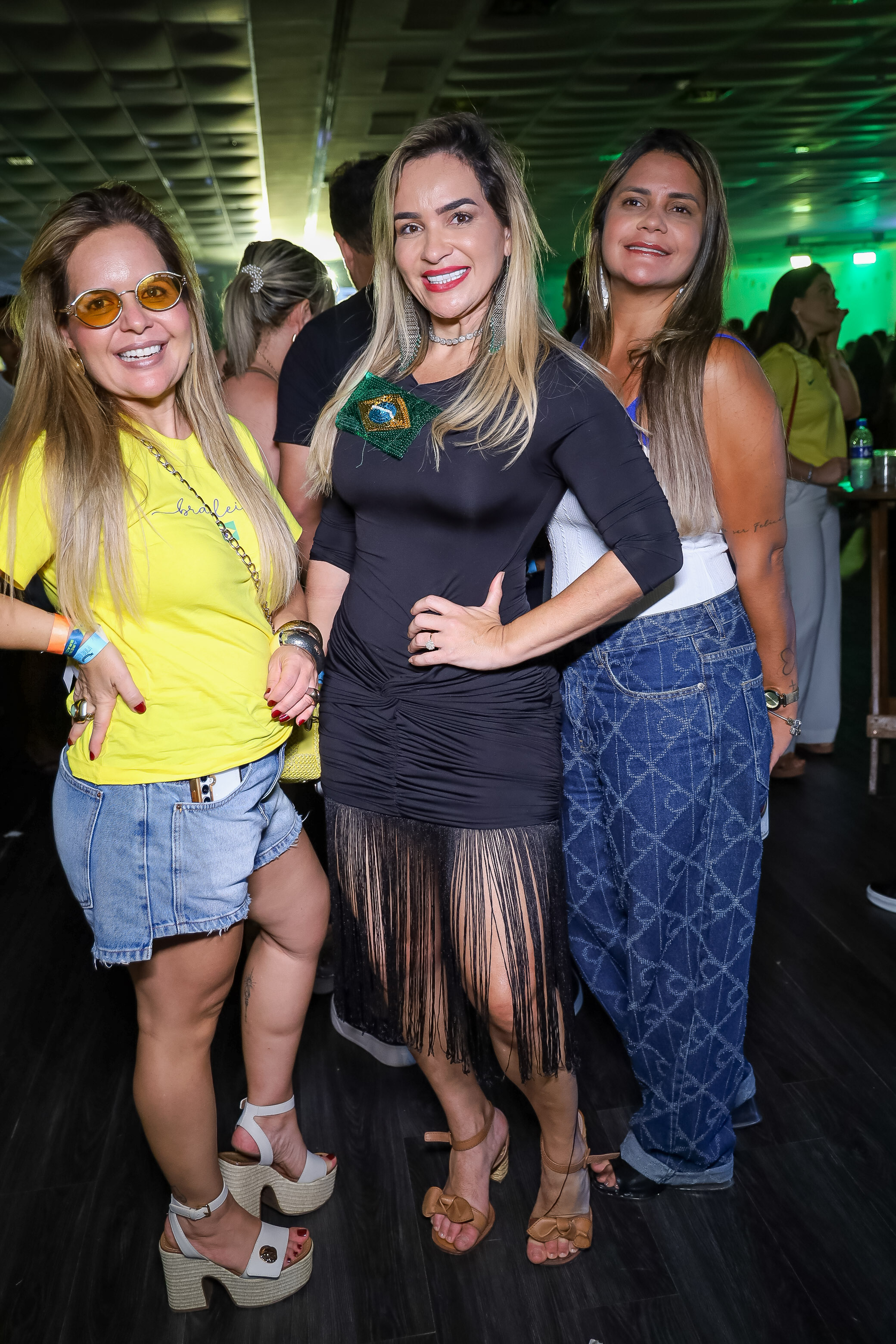 Tininha Guedes, Lidiane Carvalho e Bruna Guimarães