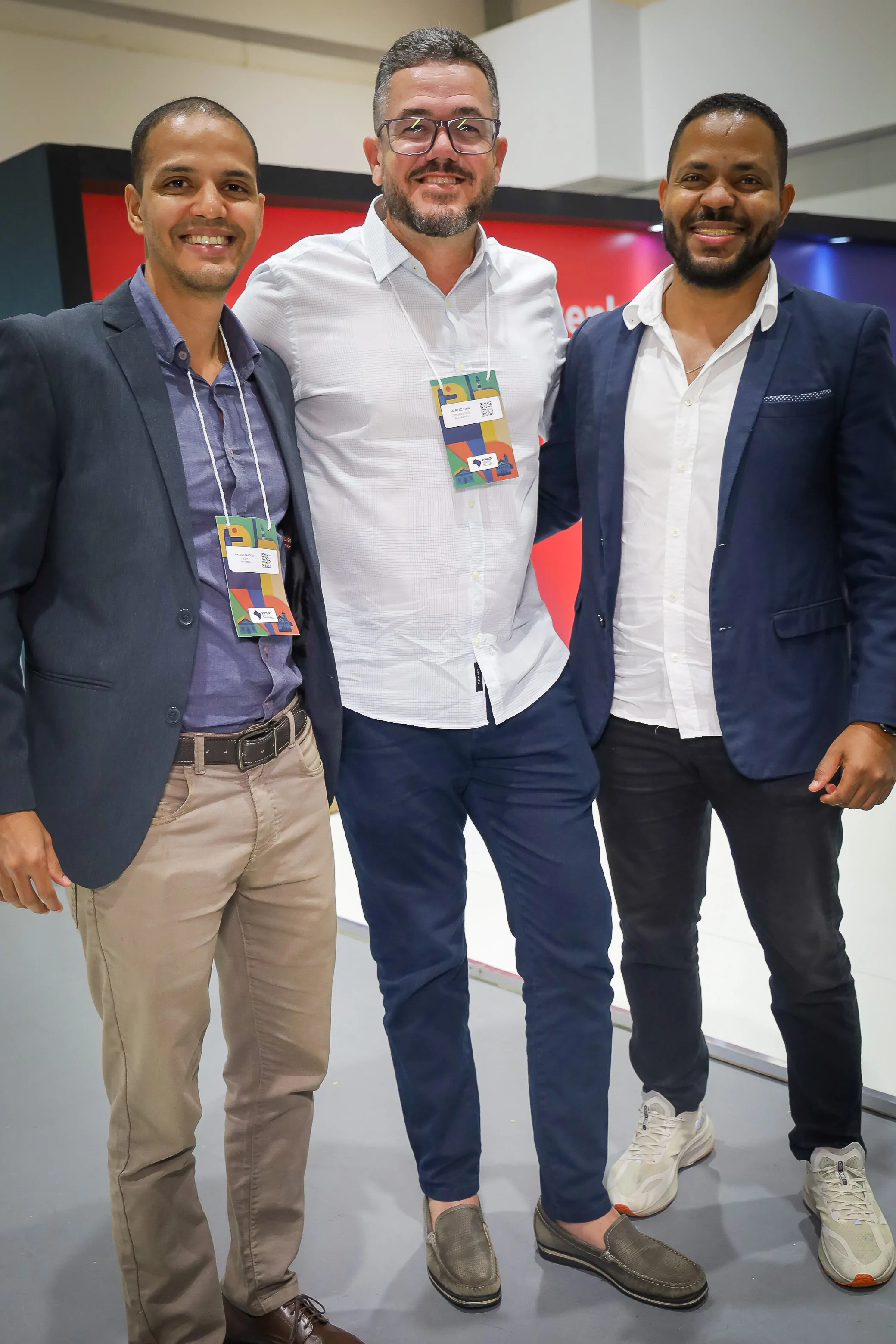 Nadson Santana, Márcio Lima e Giovanni Evangelista