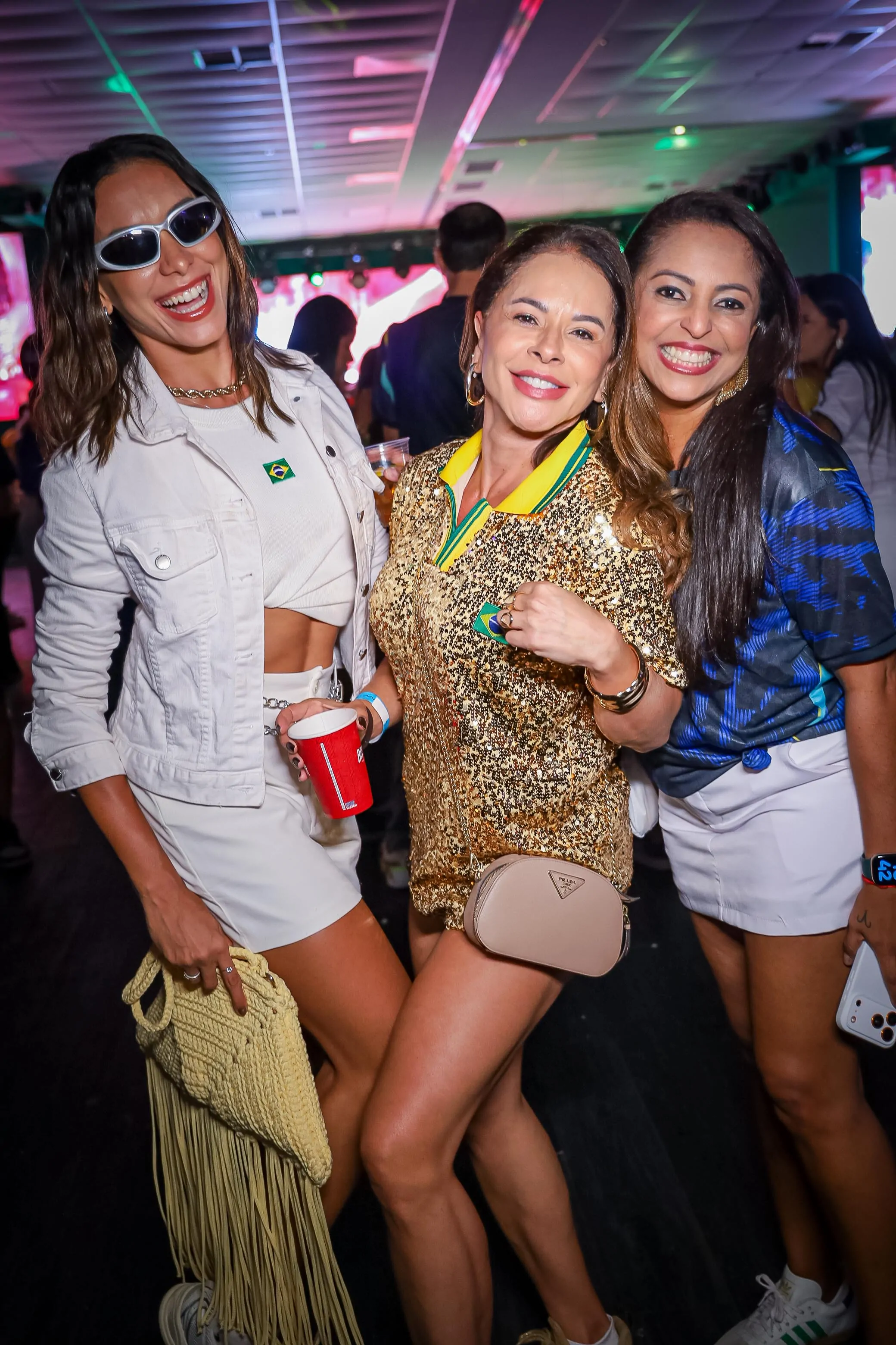 Larissa Mululo, Kaline Ramos e Dalila Santiago