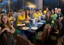 Vitória do Brasil na Copa do Mundo reuniu associados para tarde no The Latvian