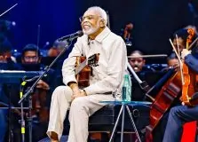 Gilberto Gil emocionou público na reinauguração do TCA, cantando “A Paz”