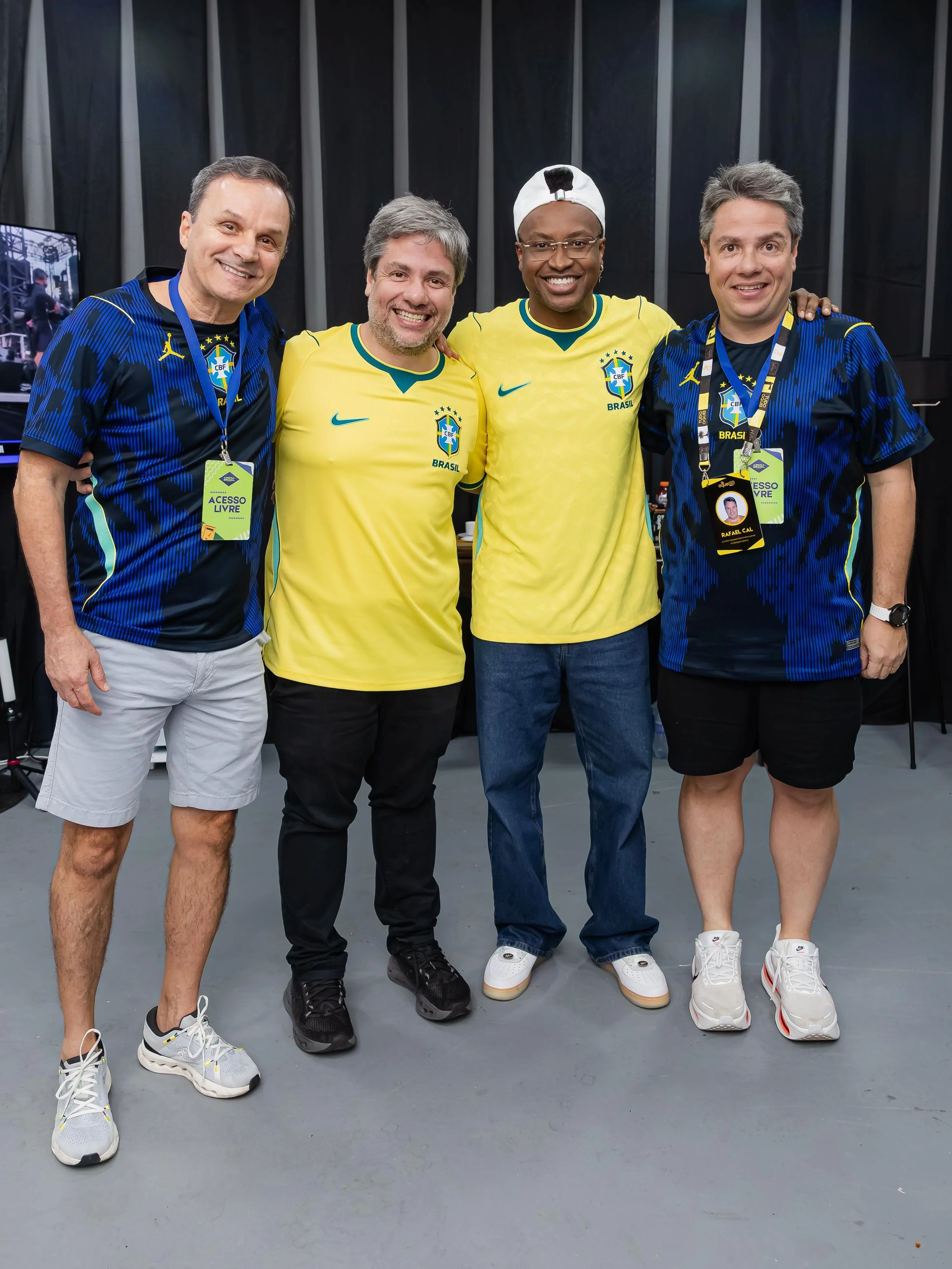 Nei Ávila, Rick Cal, Thiaguinho e Rafa Cal