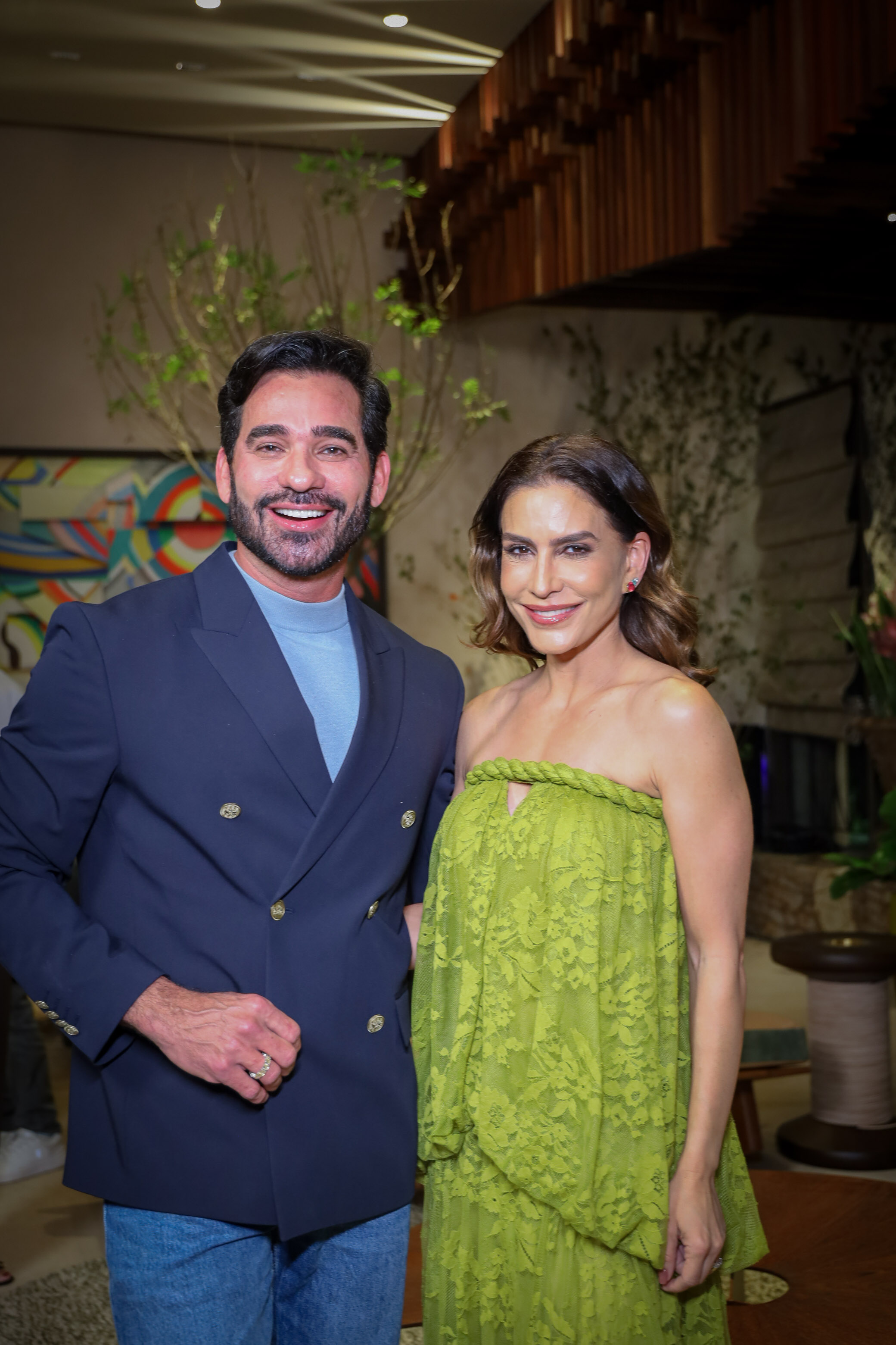 Marlon Gama e Ticiana Villas Boas