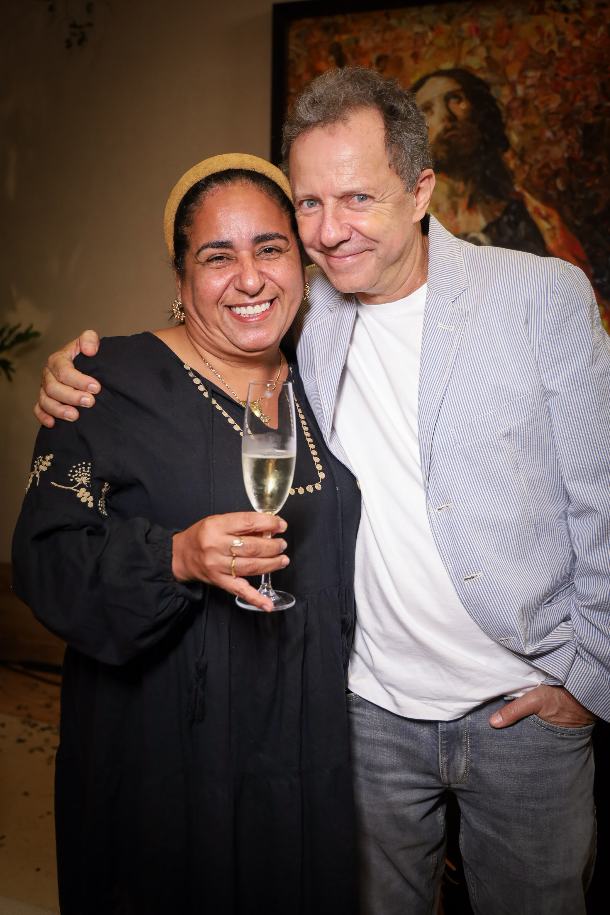 Nara Amaral e Vik Muniz