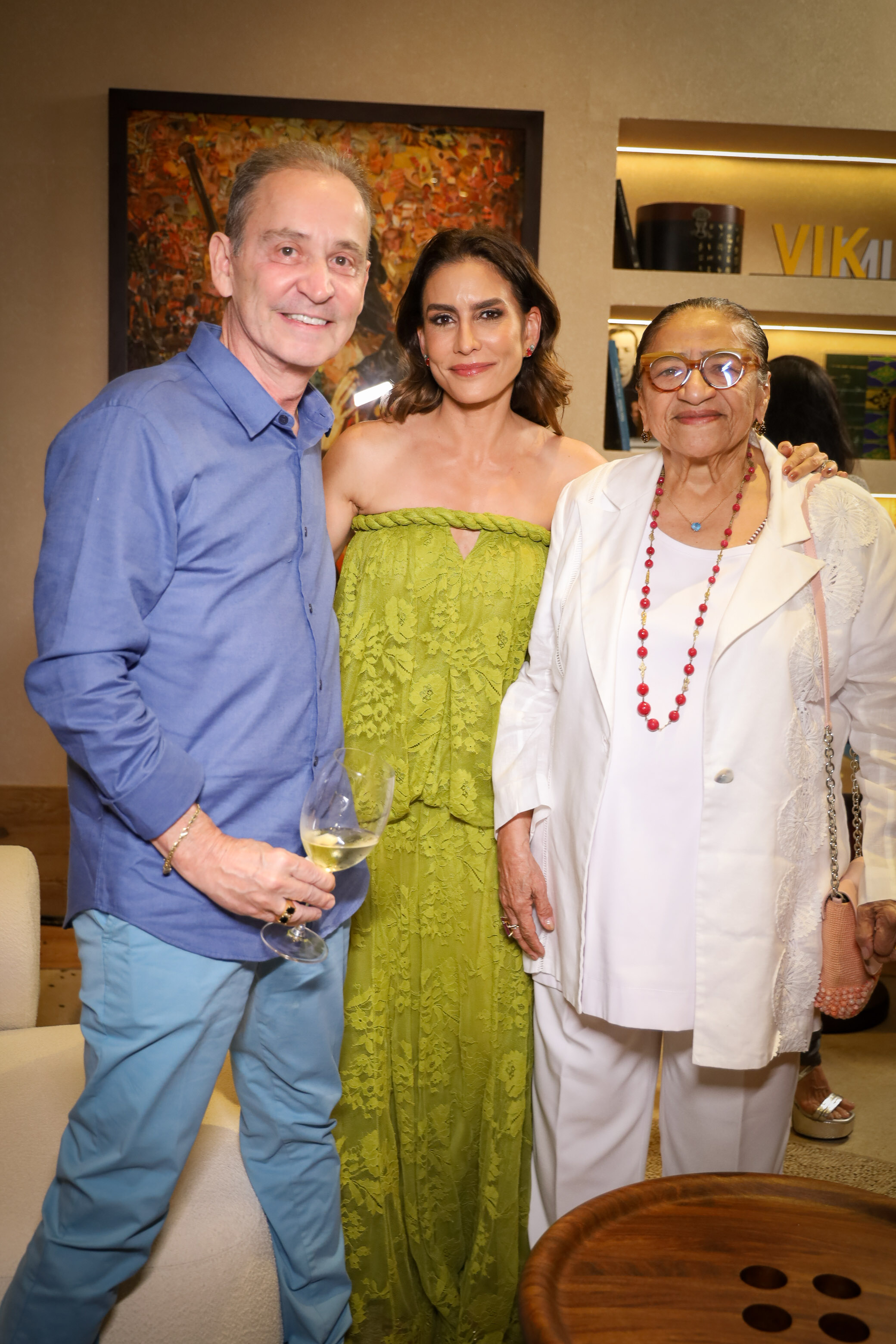 Tony Gatto, Tician Villas Boas e Licia Fabio