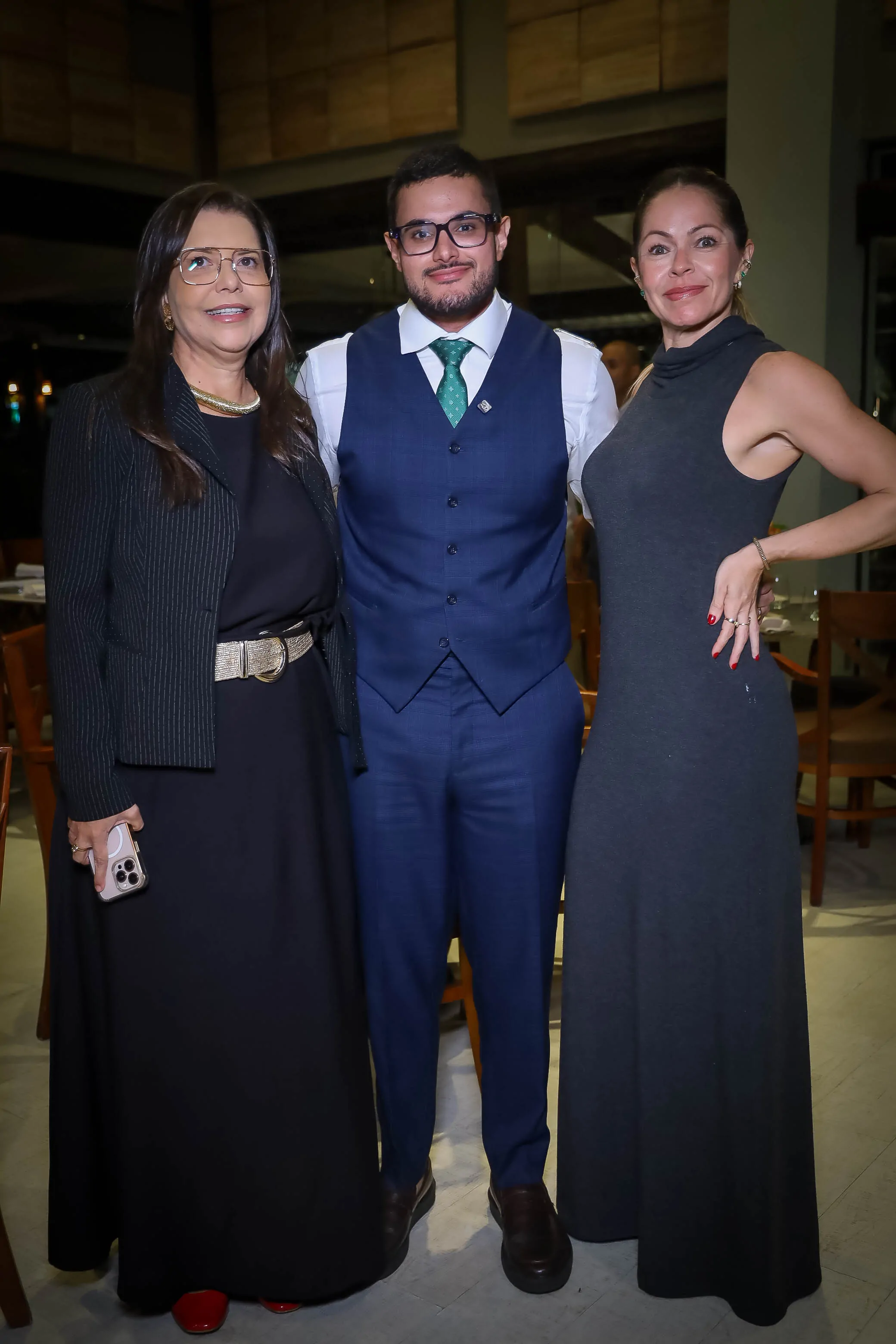 Ana Paula Vargens, Matheus Farani e Patrícia Magalhães