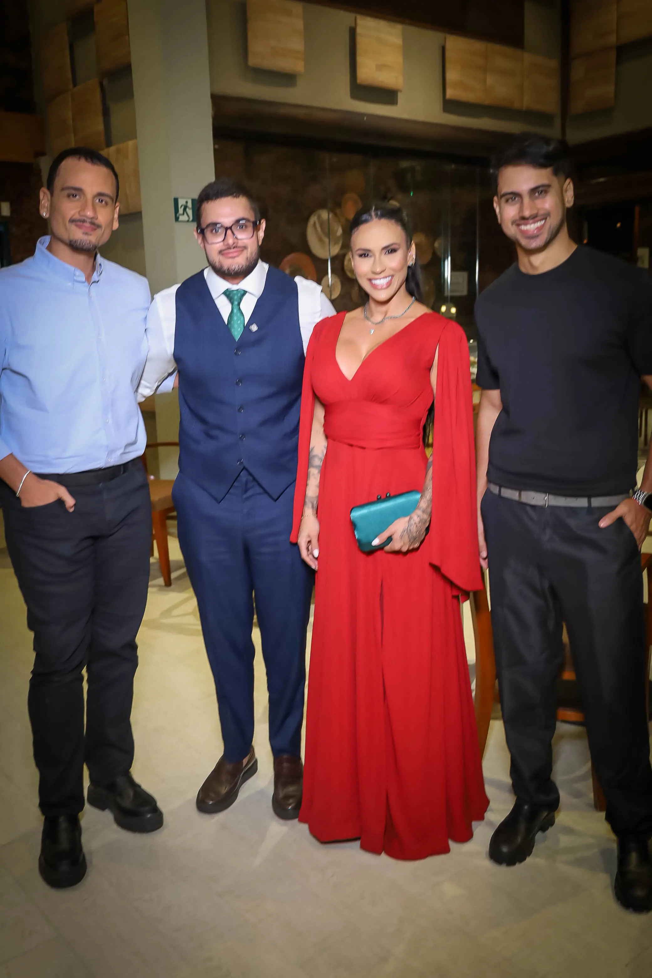 Mateus Borges, Matheus Farani, Ingrid Lopes e Mateus Jácóme