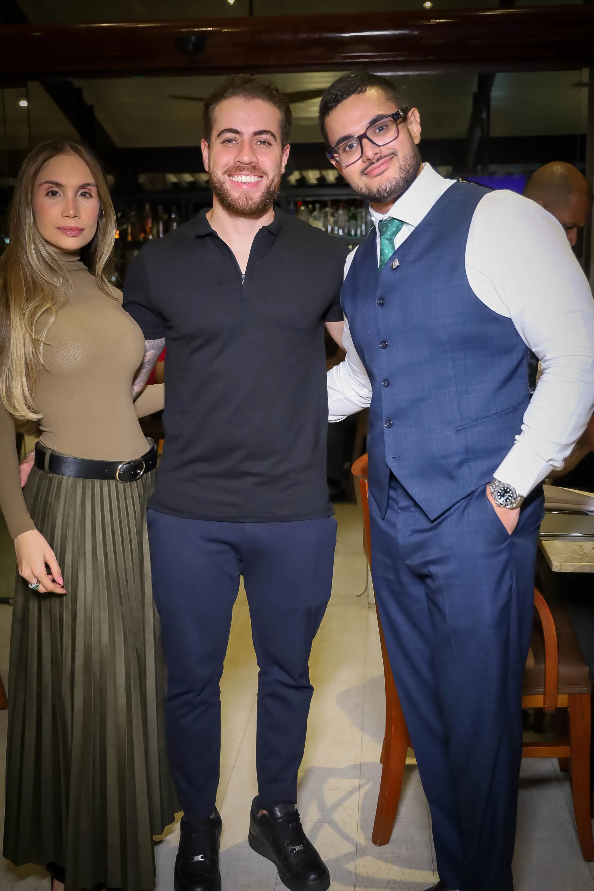 Thais Garcia, Murilo Henrique e Matheus Farani