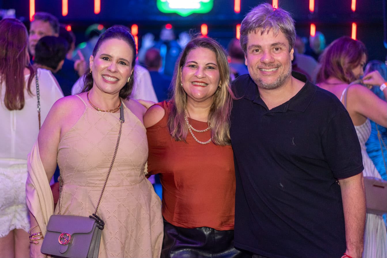 Ivana Fadul, Helaine Schindler e Ricardo Cal