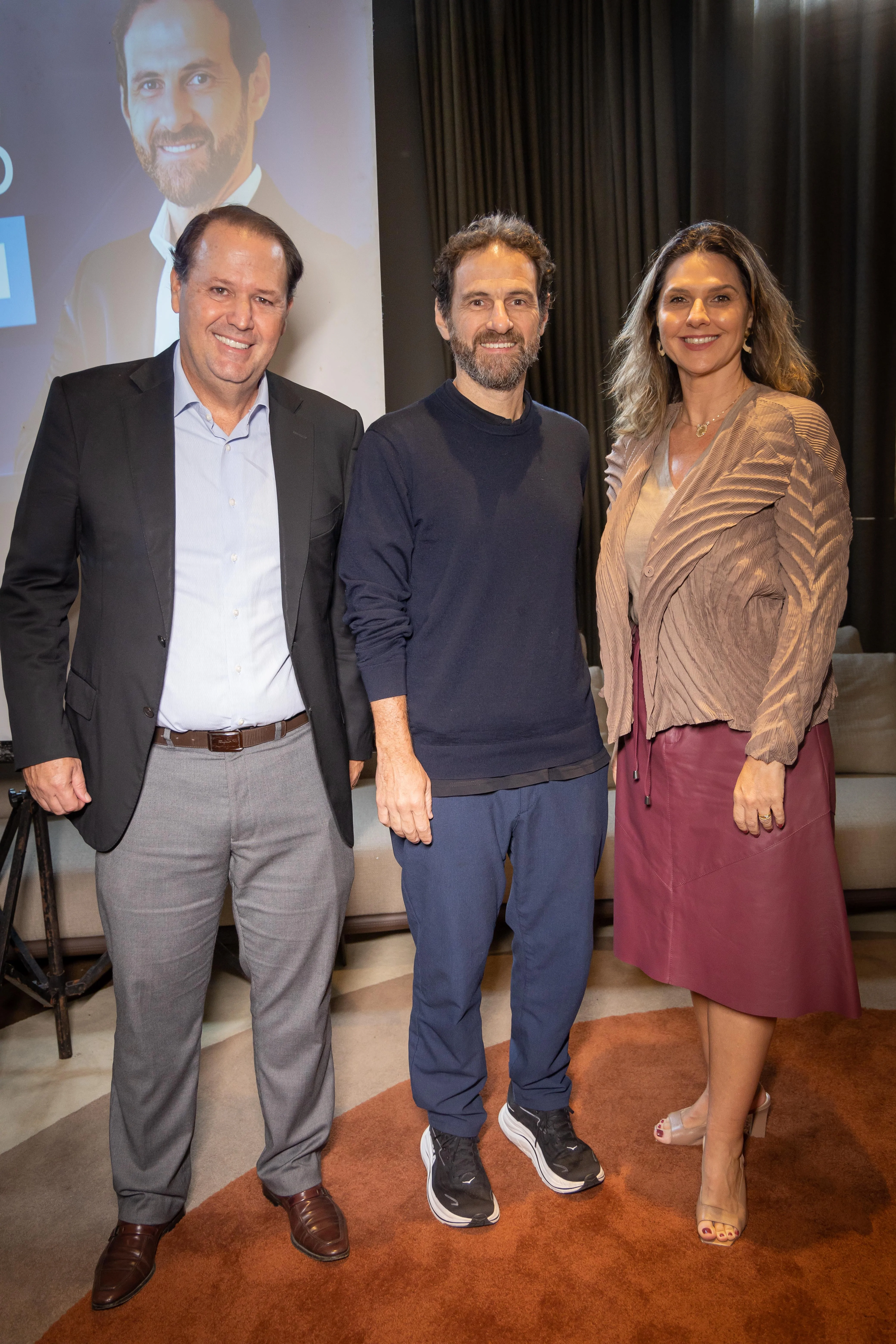 Mário Dantas, Caio Megale e Giovanna Victer