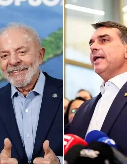 Pesquisa aponta 2º turno com disputa acirrada entre Lula e Flávio Bolsonaro