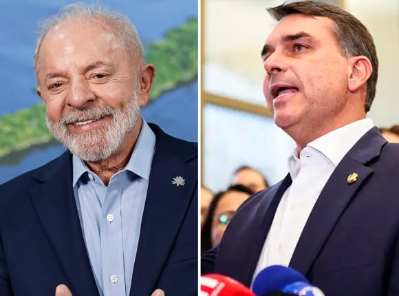 Lula lidera 1º turno e supera Flávio Bolsonaro em intensões de voto no 2º turno; aponta AtlasIntel/Bloomberg
