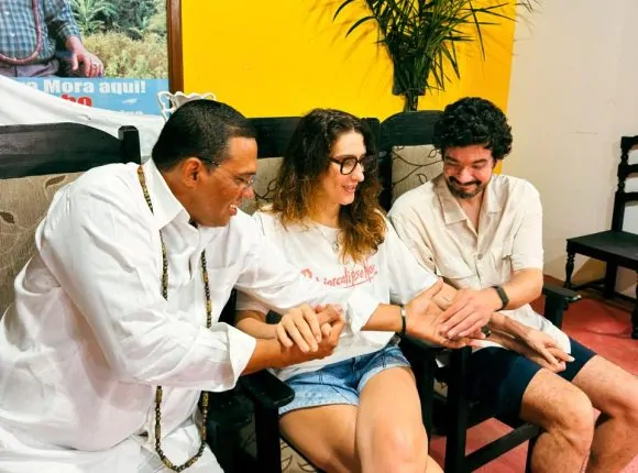 Paola Carosella visita terreiro em Maragogipe e celebra ancestralidade na Bahia