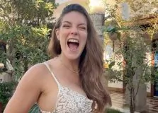 Pati Guerra reflete sobre comentários ao corpo durante gravidez: “Não precisa ficar me alertando”