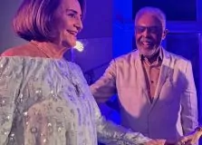 Festa de 90 anos de Lucinha Araújo reúne artistas e personalidades no Rio de Janeiro