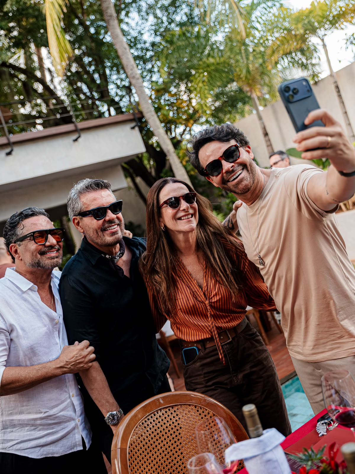 Ueldo Tiara, Lula Bezerril, Juliana Almeida e Alexandre Peixe