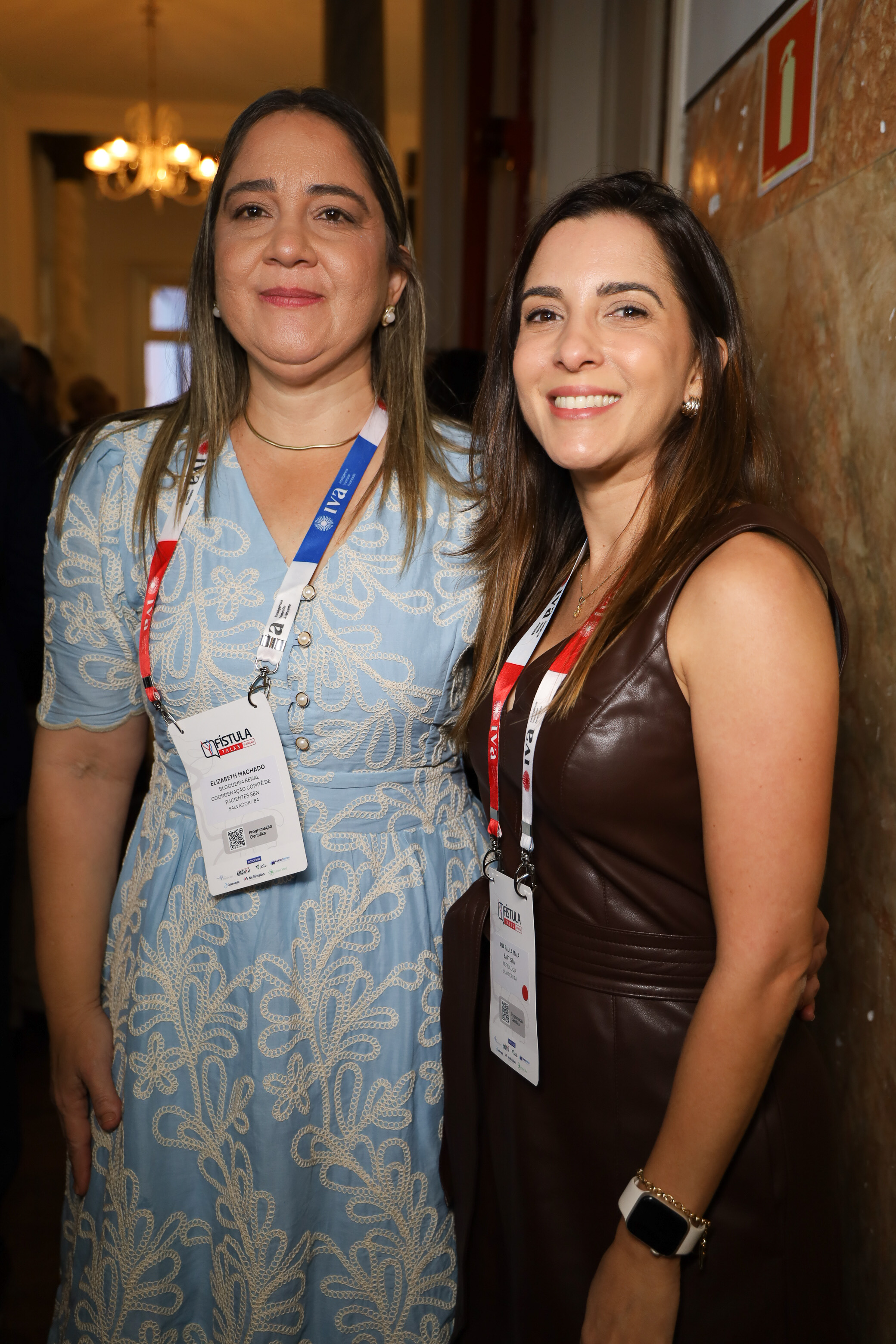 Elizabeth Machado e Ana Paula Baptista